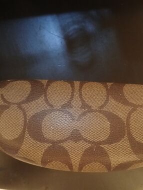 2 Coach Signature Canvas Glasses Or Sunglasses Case